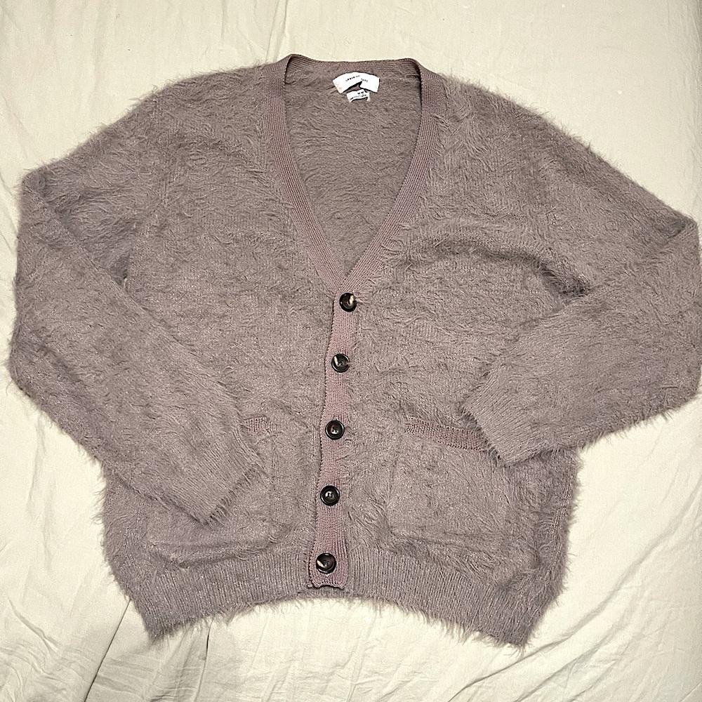 Urban Outfitters Mens Shaggy Cardigan SZ Med